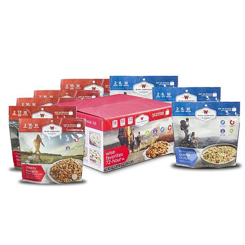 9 Pack - Wise Favorites  72 Hour Kit