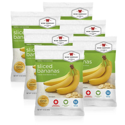 Sliced Bananas - 6 PACK