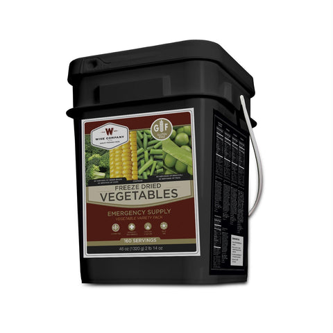 Freeze Dried Vegetable &ndash; 160 Servings Gluten Free